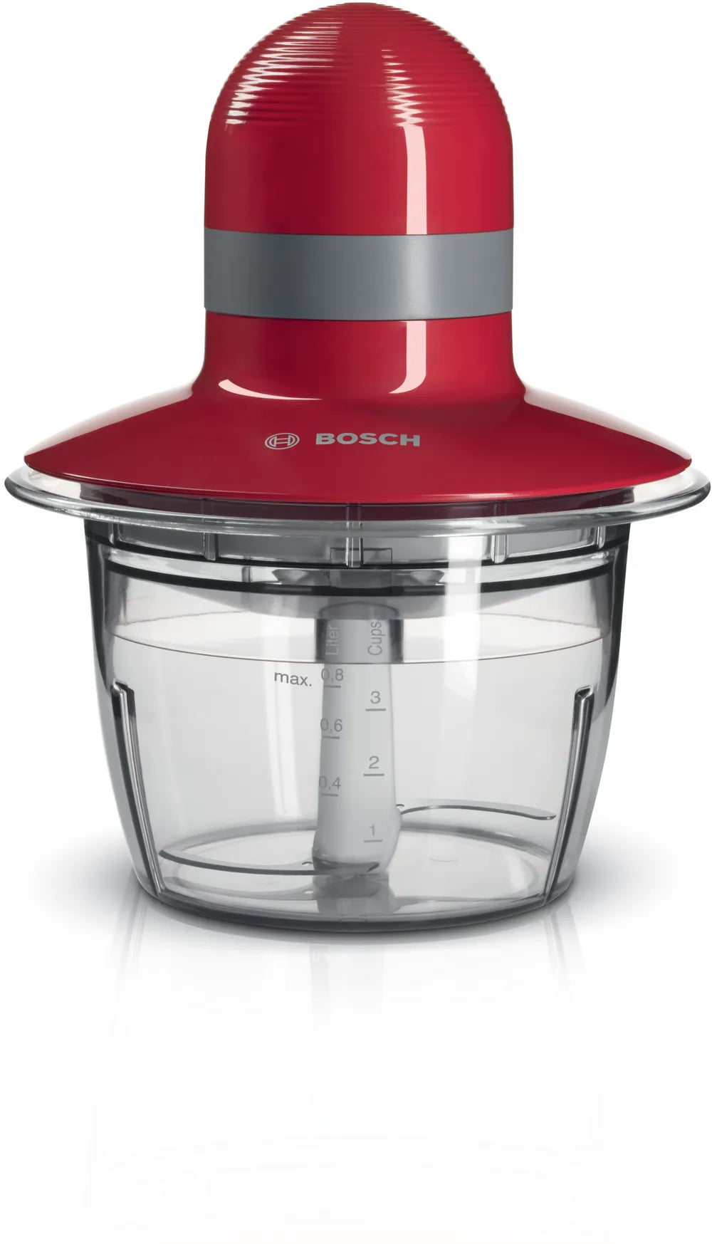 Mini hachoir 400 W Rouge, Gris
